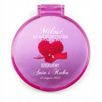 LUSTERKO podziękowania dla gości na ŚLUB WESELE nadruk UV różne wzory