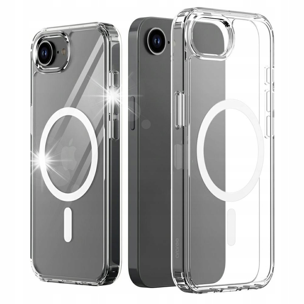 Etui ARAREE Duple M do iPhone 16E Przezroczysty zdjęcie 1