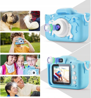 APARAT FOTOGRAFICZNY CYFROWY DLA DZIECI KAMERA ZABAWKA GRY + KARTA 32GB