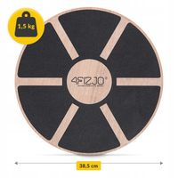 PLATFORMA DO BALANSOWANIA RÓWNOWAŻNA DREWNIANA OKRĄGŁA TRENER RÓWNOWAGI