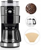 EKSPRES PRZELEWOWY Z MŁYNKIEM ŻARNOWYM I DZBANKIEM 1,25L + GRATIS