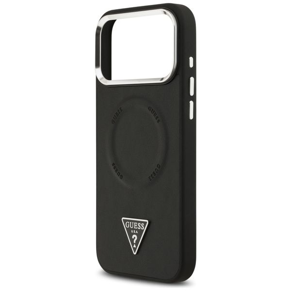 etui guess triangle logo magsafe do      iphone 17 pro czarny zdjęcie 6