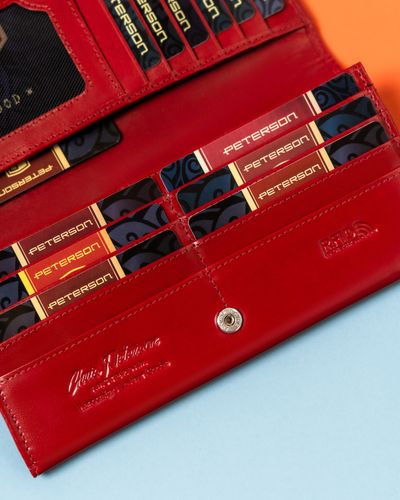 portfel damski skórzany ptn 1680133-ngv-5809 red na Arena.pl