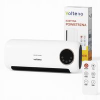 Kurtyna powietrzna elektryczna cicha 2000W z pilotem VOLTENO