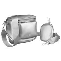 elegancka saszetka damska na ramię wykonana ze skóry ekologicznej - rovicky