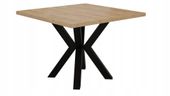 STÓŁ ROZKŁADANY NOGA METAL SALON KUCHNIA 110cm+2x50cm