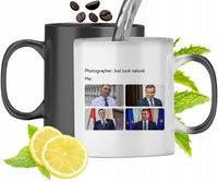 Kubek Magiczny Andrzej Duda Zmieniający Kolor Z Nadrukiem Ze Zdjęciem
