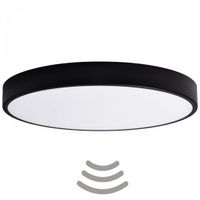 Sufitowa lampa salonowa 137623622037 czarna z sensorem