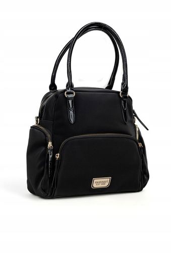 Torebka Monnari BAG5710-020 z materiału czarna na Arena.pl