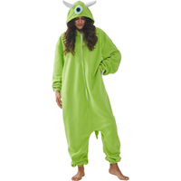 Piżama Damska Kombinezon Kigurumi Onesie Mike Wazowski Zielony Polar M