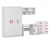 Zestaw młodzieżowy system SMYK I z biurkiem 2/8/9/19 BIAŁY PRODUCENT