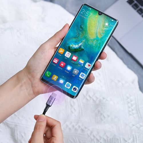 kabel przewód usb-c - usb-c power delivery quick charge 2m - szary na Arena.pl