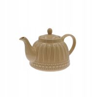 DZBANEK CZAJNIK CERAMICZNY 1L DO GORĄCEJ KAWY HERBATY LINIA MOSAIQUE BEIGE