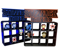 PÓŁKA NA FIGURKI STRANGER THINGS niebieska / czerwona