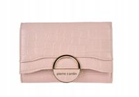 Pierre Cardin - elegancki portfel damski skóra ekologiczna różowy WX35-704