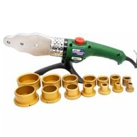 ZGRZEWARKA DO RUR I ZŁĄCZEK Z TWORZYW SZTUCZNYCH DEDRA DED7514 1500W, WALIZKA METALOWA, ZAKRES 16-63MM, PE, PP, PB