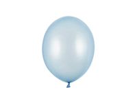 Balony metallic niebieskie baby blue strong, 23 cm 100 szt.