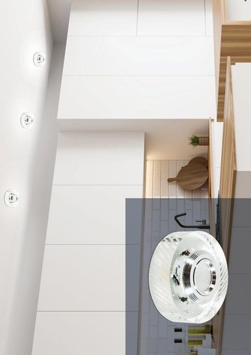 SS-33 AL/TR 3W LED cob 230V opr. strop. stała okrągła szkło transparentne na Arena.pl