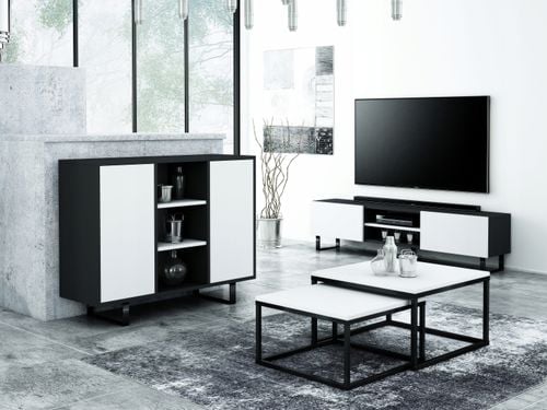 KOMODA LOFT INDUSTRIALNA 120 2D ARTISAN / POŁYSK na Arena.pl