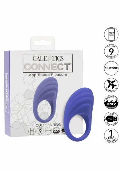 calexotics connect couples ring silikonowy, sterowany aplikacją zdjęcie 5