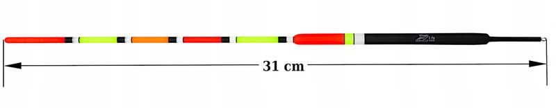 Spławik Przelotowy Miracle Fish 2g/ 31 cm zdjęcie 2