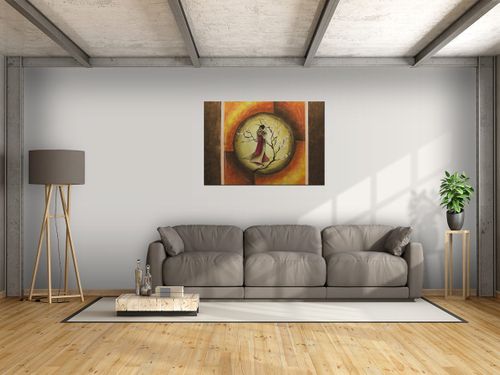 Obraz Piękna Japonka 100x70 PŁÓTNO na Arena.pl