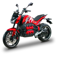 Motocykl elektryczny BILI BIKE EXTREME (6000W, 100Ah,100km/h) czerwony
