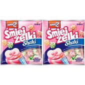 nimm2 Śmiejżelki Shaki Żelki owocowe wzbogacone witaminami 90 g x 2 sztuk