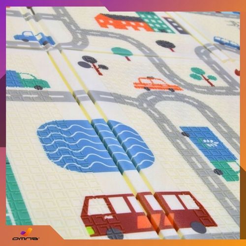 Piankowa dwustronna mata edukacyjna xpe dla dzieci duża składana 200x180cm na Arena.pl