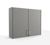 SZAFKA ŁAZIENKOWA WISZĄCA SZAFKA DO ŁAZIENKI ZUZIA 62 / 76 / 30 CM SZARY