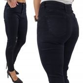 M.SARA WYSZCZUPLAJĄCE SPODNIE DAMSKIE JEANSY PUSH UP WYSOKI STAN