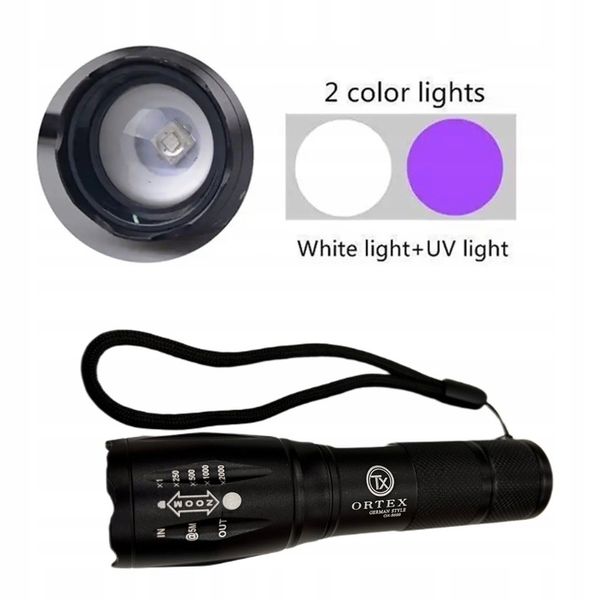 MOCNA LATARKA LED ZOOM + UV DO BURSZTYNÓW zdjęcie 6