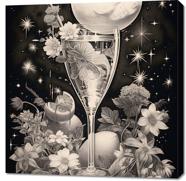 Obraz 90x90cm Kosmiczny Eliksir zdjęcie 1