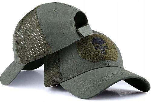 Czapka Z Daszkiem Czacha Bejsbolówka Punisher Haft na Arena.pl