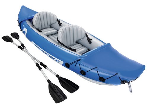 BESTWAY Dmuchany Dwuosobowy KAJAK do 160kg Wiosła na Arena.pl