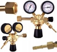 Reduktor argon CO2 do butli 2 manometry MIG MAG TIG Falon-Tech FT1485