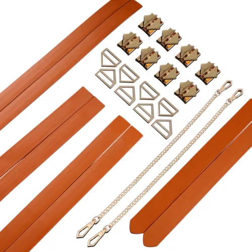 lockink zestaw 8 pasow do krępowania, brązowy, regulowane długości na Arena.pl