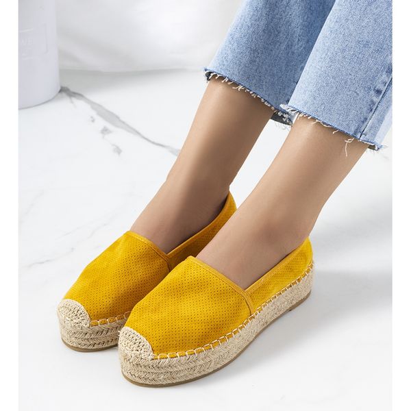 Żółte espadryle ażurowe Capelle r.40 zdjęcie 2