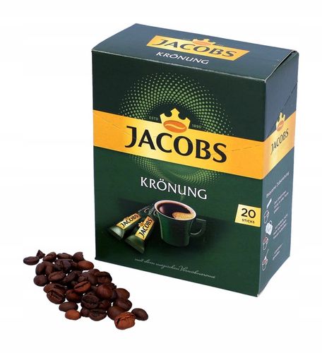 Jacobs Kronung kawa w saszetkach rozpuszczalna 2x20 saszetek 36g z Niemiec na Arena.pl