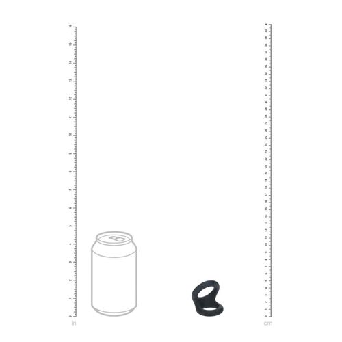 double o silicone cockring - s - black na Arena.pl