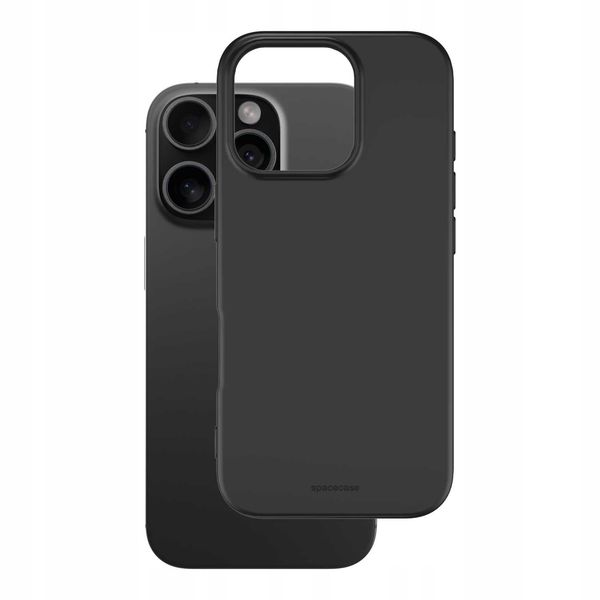 Spacecase Silicone Case Iphone 16 Pro Black zdjęcie 5