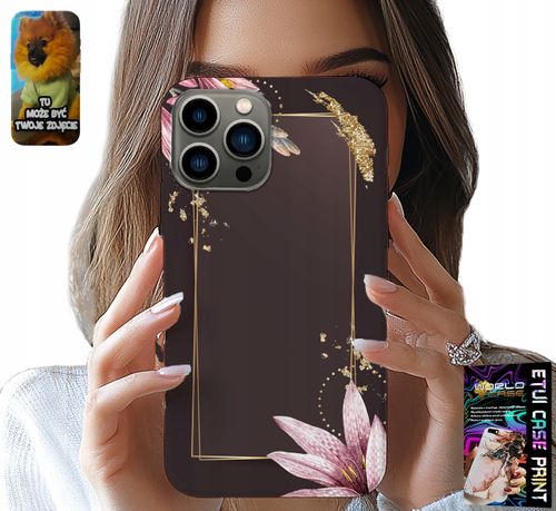 ETUI DO IPHONE 13 PRO - KWIECISTE ELEGANCKIE WZORY OBUDOWA na Arena.pl
