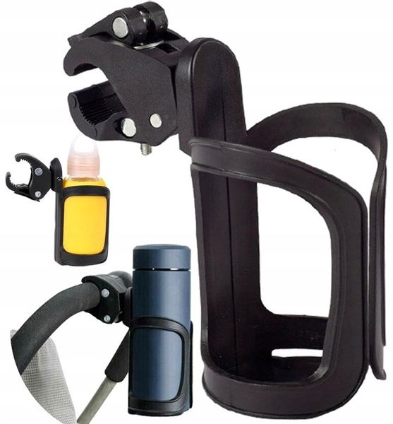 Uchwyt na Bidon Koszyk Na Butelkę Kubek do Wózka C1_5E zdjęcie 2