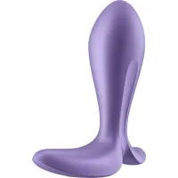 satisfyer intensity - korek analny silikonowy z aplikacją bluetooth