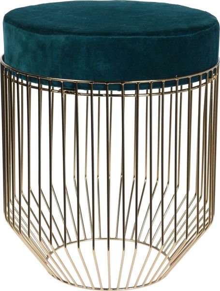 Pufa Intesi Cherrys Velvet niebieska zdjęcie 1