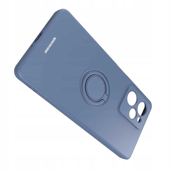 Spacecase Silicone Ring Poco X5 Pro 5G Blue zdjęcie 6