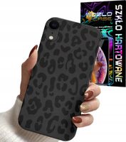 ETUI DO IPHONE XR - PANTERKA MODNE DAMSKIE WZORY + SZKŁO