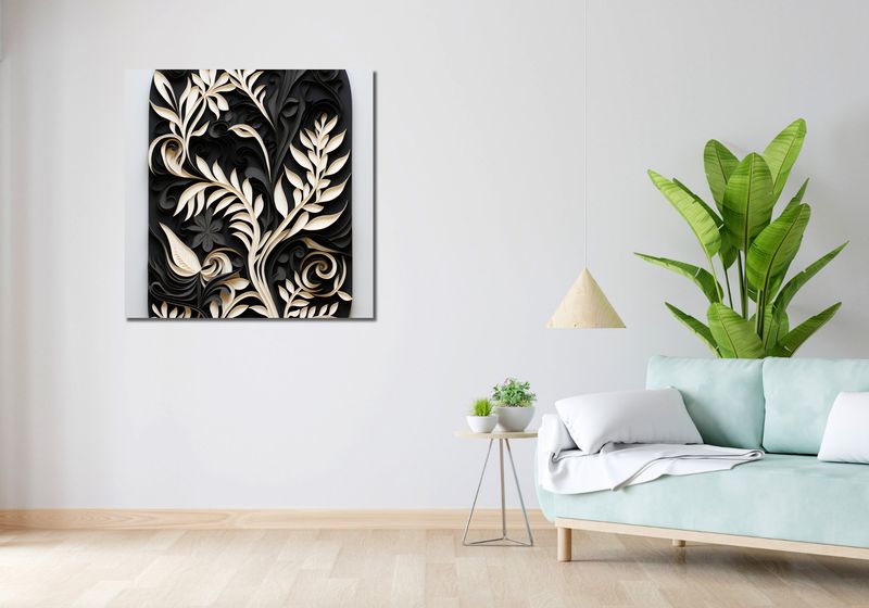 Obraz 90x90cm Skomplikowana Symetria zdjęcie 2