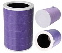 PAXFILTERS Filtr do Xiaomi Mi Air Purifier 3H 3C PRO 2 z CHIPEM fioletowy