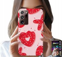 ETUI DO SAMSUNG NOTE 20 ULTRA - KOBIECE, MODNE WZORY XOXO SERCE + FOLIA